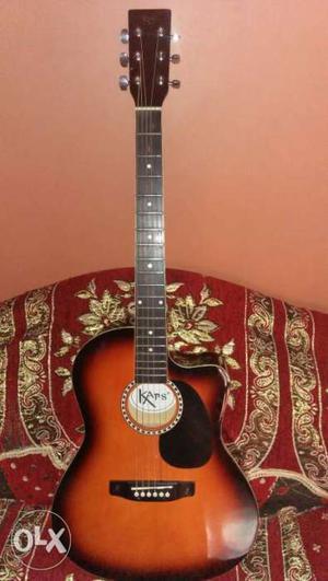 KAP1CR-SB, sun brust coloured guitar in good and orginal