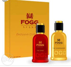 MRP PriCe aBoVe  Two FOGG Labeled Fragrance Bottles With
