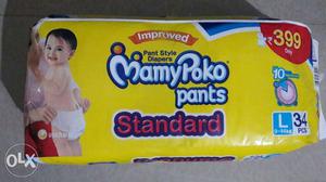 MamyPoko Pants L-size Pack of 34 pieces