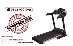 Most Selling Motorised Treadmill with Free Installation