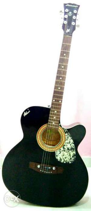 New Black Colour Guitar... Only 1 Month Use