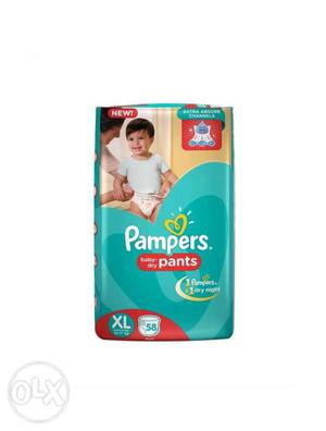 Pampers baby dry pants diapers XL pack of 58