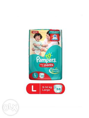 Pampers baby dry pants large pack of 68