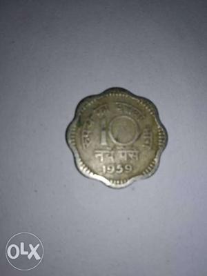 Scalloped Edge 10 Indian Coin