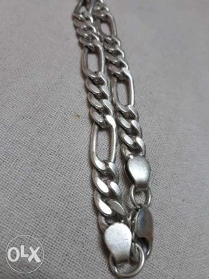 Silver-colored Firgaro Link Bracelet