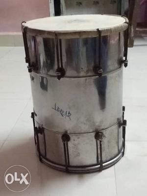 Steel kutchi dhol in good condition