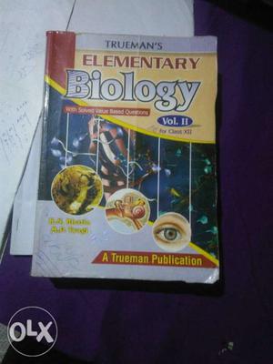 Trueman's Elementary Biology Vol.II book in good condition