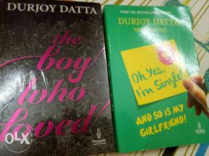 Two Durjoy Datta Novel Books