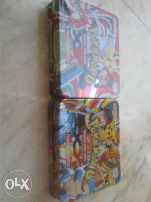 Two Pokemon Trading Card Cases