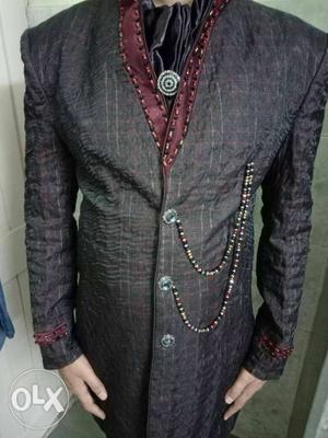 Wedding sherwani of Rich quality branded with trouser and