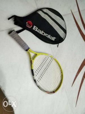 Yellow And Black Babolat Tennis Racket With Case