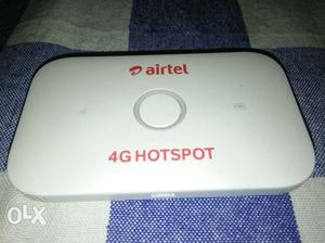 1 week old airtel hotspot.carguer cabale and box