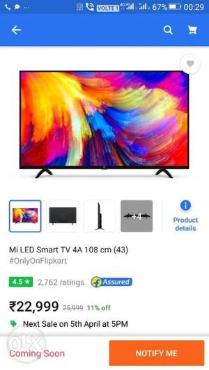 43-inch Mi LED Smart TV 4A Screenshot
