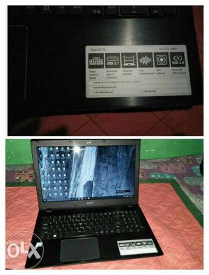 Acer Laptop under 5months warranty not used much