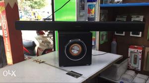 Black And Gray Subwoofer Speaker