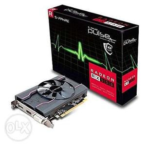 Black And Silver Pulse Graphics Card With Box