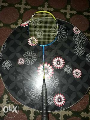 Blue And Green Badminton Racket