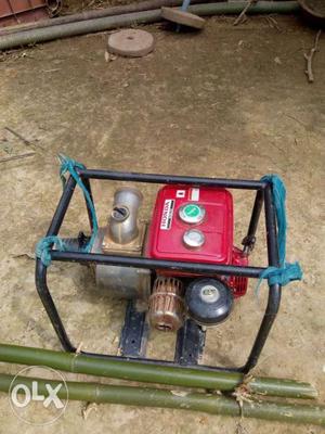 Blue And Red Portable honda water pump machine
