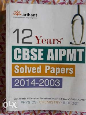 Cbse AIPMT 12 yrs question paper