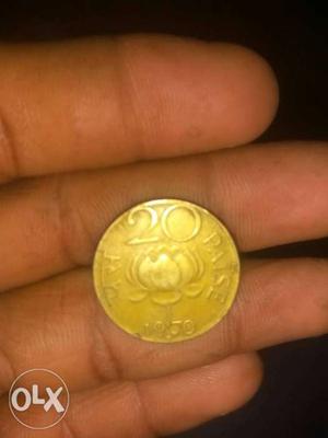 Coin copper golde