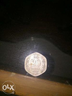 Coin of 20paise, .