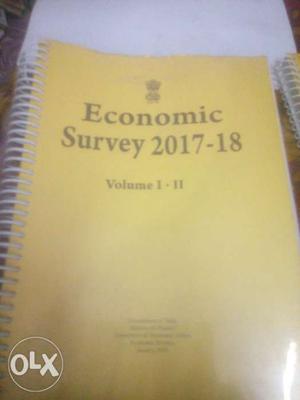 Economic survey  (vol 1+ 2), photocopied,