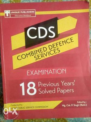 For CDS and SSC. book in very good condition.
