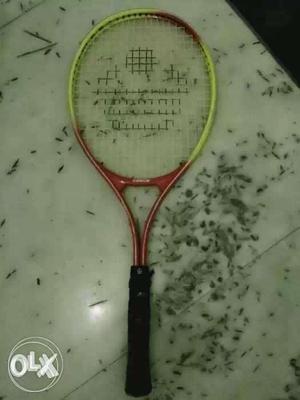 Green And Red Lawn Tennis Racket