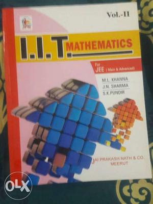 I.I.T. Mathematics By Khanna, Sharma, And Pundir Book