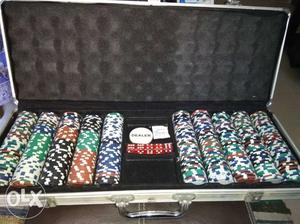 I am selling my casino set with clay chips.