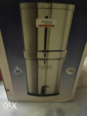 New !! Stainless steel Water filter 34 litres