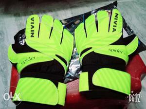 Nivia goalkeeper gloves brand new, 4 days old.
