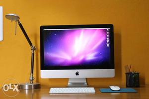 Silver IMac With Apple Magic Keyboard And Apple Magic Mouse