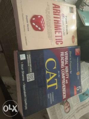 Two Arithmetic And CAT Books
