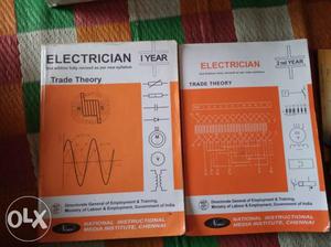 Two Electrician Trade Theory Books