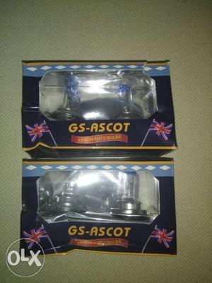 Two Pairs Of GS-Ascot Halogen Bulb Boxes