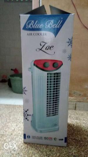 White And Red Blue Bell Brand Air Cooler Box
