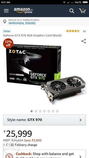 ZOTAC GTX GB Graphics Card. Good for gaming