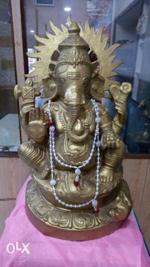 Antique metal Lord Ganesha Statue