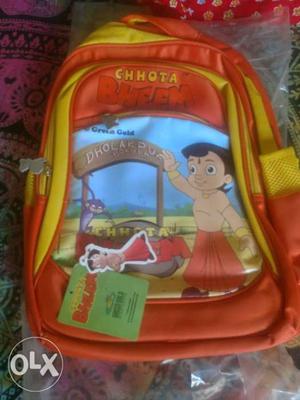 Brand New Hi Jack Chota Bheem School Bag
