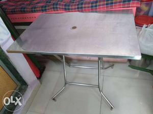 Folding Steel Table For /- Size: 2 ft x 3 ft
