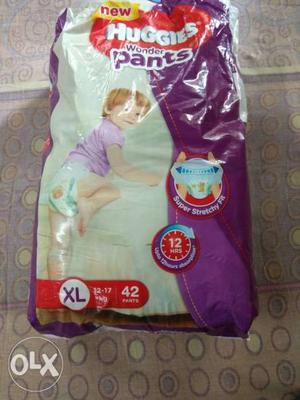 Huggies XL size 25 pieces pant style diapers