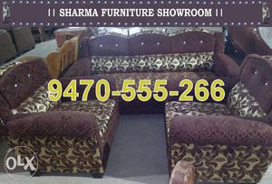 New Designer Sofa-set [3+1+1] only at SHARMA FURNITURE