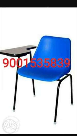 New branded school furniture writing chair with wooden arm