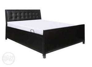 New w.iron double bed with mattress factory store