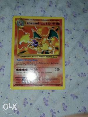 Pokemon Charizard Trading Card