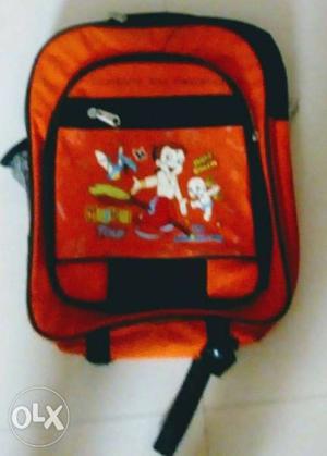 School bag for beginners