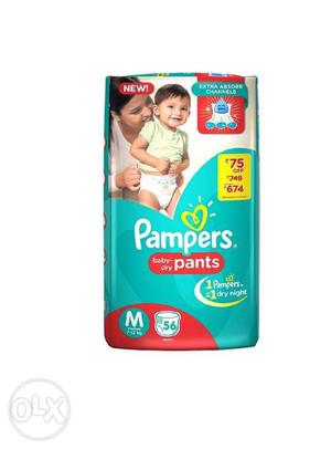 Size M Pampers Baby Dry Pants Pack