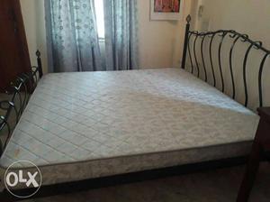 Spring mattress 6ftx6ft. double sided.