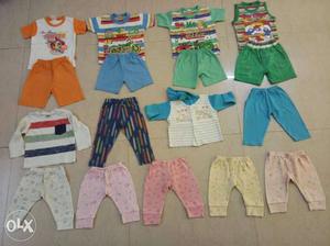 Used baby boy clothes for 0-1 year in very good